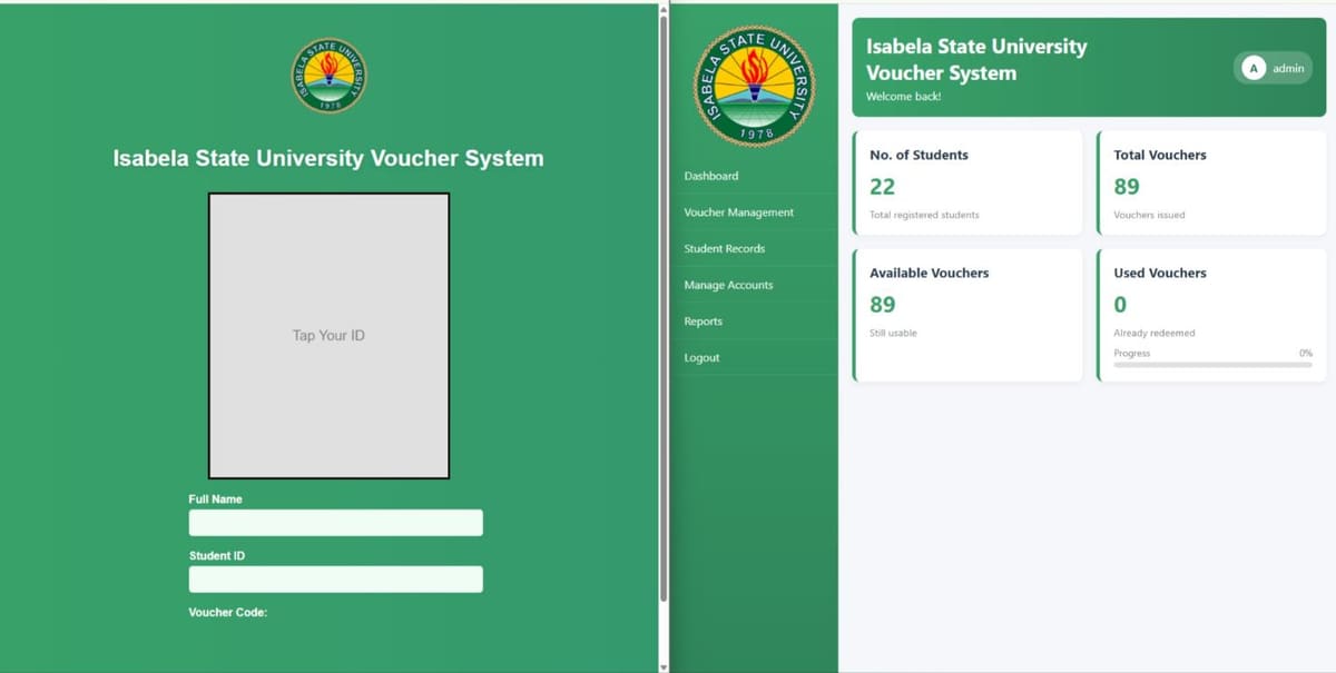RFID Student Voucher Network Access System